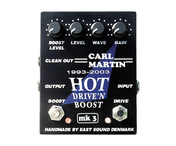 Carl Martin Hot Drive 'N Boost mk 3 Pedal