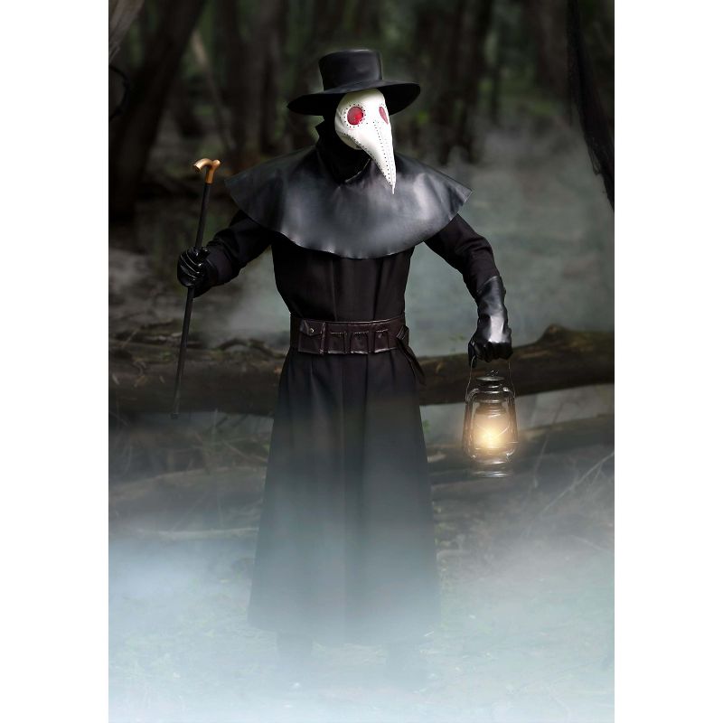 HalloweenCostumes.com Adult Plus Size Plague Doctor Costume, 4 of 6