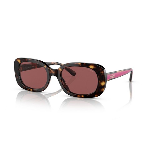 Coach tortoise cheap shell sunglasses