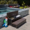 XtremepowerUS 36" Universal Resin Spa and Hot Tub Steps Hidden Storage 2 Step - 2 of 4