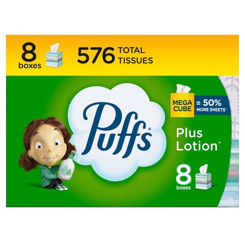 Puffs Plus Lotion Facial Tissue - image 1 of 4