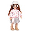 Our Generation Furry Fun Heart-Print Sweater & Skirt Outfit with Accessories for 18" Dolls - 2 of 4