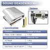 Unique Bargains 1 Set 394mil 10mm 10.76sqft Car Sound Deadening Mat 39.37"x39.37" - 2 of 4