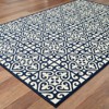 Oriental Weavers Marina 5927B Ivory/ Navy Indoor/Outdoor Area Rug - 1'9" x 3'9" - 3 of 3