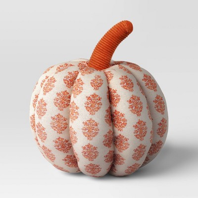 Block Print Shaped Pumpkin Throw Pillow - Threshold™