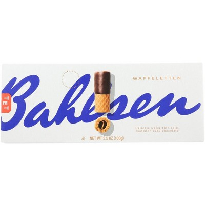 Bahlsen Dark Chocolate Wafer Roll - 12 pack, 3.5 oz