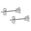Pompeii3 F/VS .50 Ct Simulated Diamond Studs 14k White Gold - 2 of 4