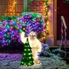 Northlight LED Lighted Bumble Topping the Christmas Tree Outdoor Yard Decoration - 32" - 2 of 4