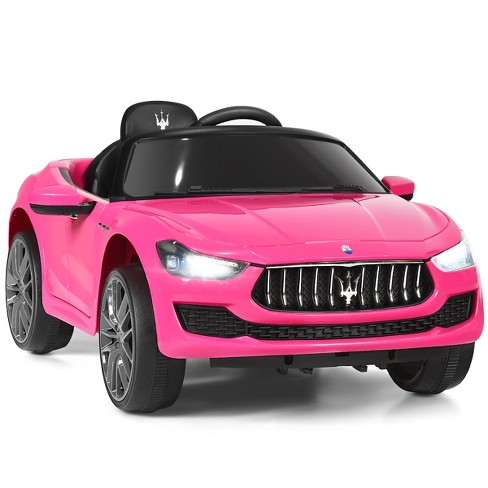 costway 12v remote control maserati licensed kids ride on car