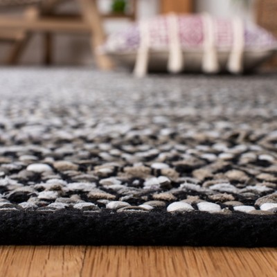Handmade Light Grey and Grey Cowhide Area Rug