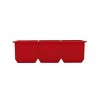 Houdini Silicone Ice Tray Red: Reusable 6-Cavity Ice Mold, Dishwasher-Safe, 590ml Capacity - 3 of 4