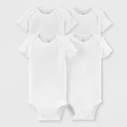 Carter's Just One You®️ Baby 4pk Short Sleeve Bodysuit - White