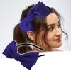 Unique Bargains Women's Fashion Satin Bow Knot Headband 0.31 Inch Wide 1 Pc - 2 of 4