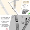 Artloge 7.2FT White Heart Shape Wedding Arch Stand Heavy Duty Metal Balloon Backdrop Stand for Lawn Party Ceremony Wedding Decoration - 4 of 4