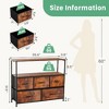 CAVINAS Tall Dresser for Bedroom, Fabric Chest of Drawers, Storage Cabinet with Water-Resistant Wooden Top for Closet/Nursery/Entryway - 4 of 4
