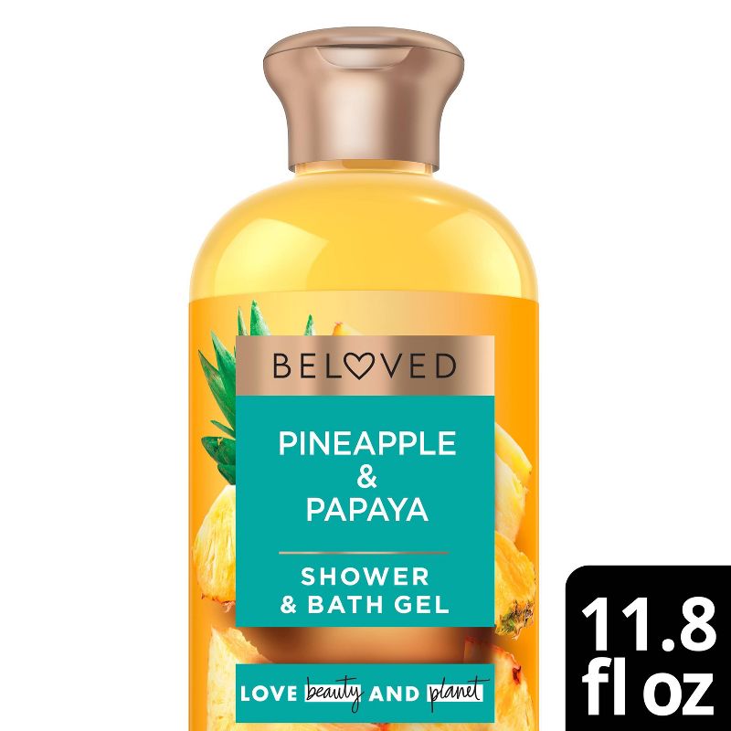 Beloved Pineapple &#38; Papaya Vegan Shower &#38; Bath Gel - 11.8 fl oz, 1 of 12