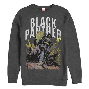 Men's Marvel Black Panther Army Sweatshirt - 1 of 3