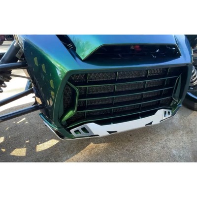 Aluminum Radiator Protector, Front Bumper Lip Lower Protector Skid Plate Compatible For All Models Accessories