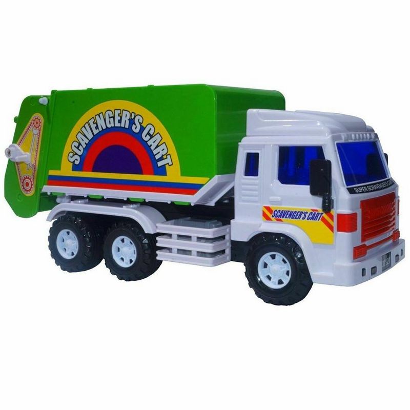 Big Daddy Friction Powered Garbage / Recycling Truck with Sand & Dirt Dumping Action, 1 of 6