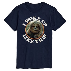 Men's - Star Wars - I Woke Up Like This Chewie Short Sleeve Graphic T-Shirt - 1 of 3