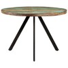 vidaXL Dining Table 43.3 in.x29.5 in. Solid Wood Reclaimed - 2 of 4