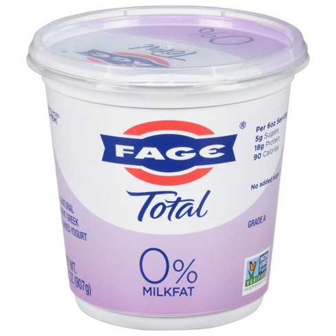 FAGE Total 0% Milkfat Plain Greek Yogurt - 32oz - image 1 of 3