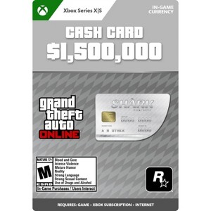 GTA Online: Great White Shark Cash Card - Xbox Series X|S (Digital) - 1 of 4