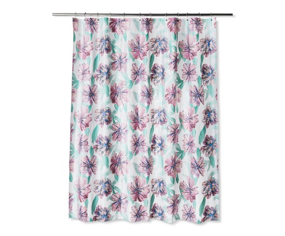 Floral Shower Curtain Paradise Pink - Room Essentials&#153;