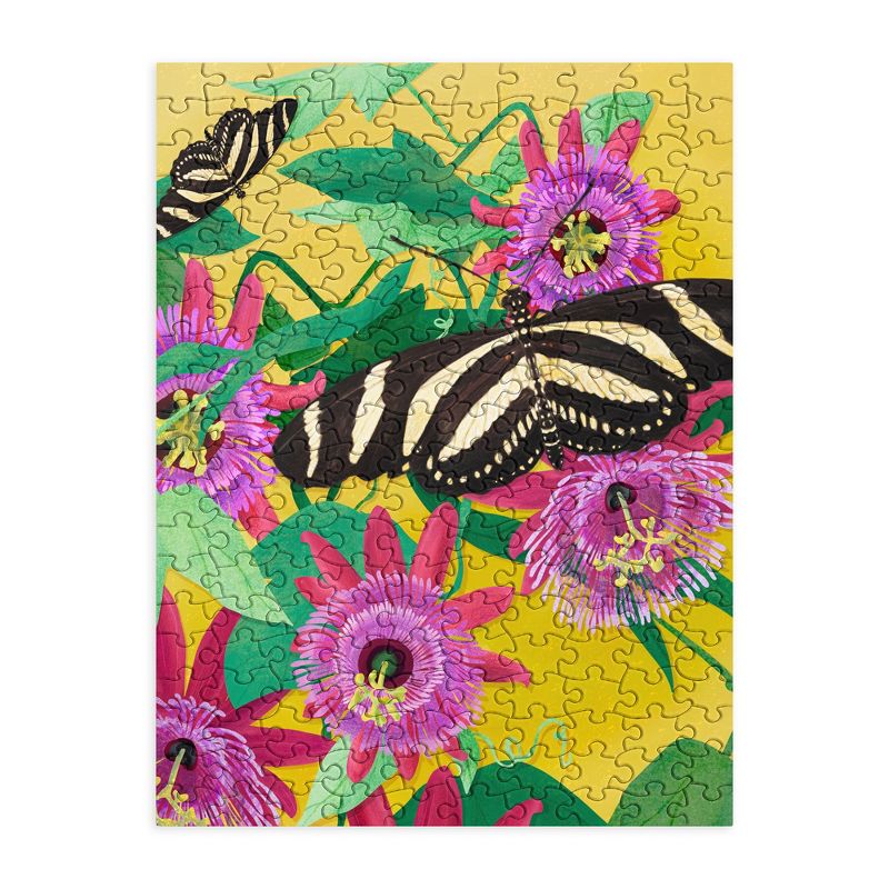 Sewzinski Butterflies On Passion Flowers Jigsaw Puzzle - Deny Designs, 1 of 3