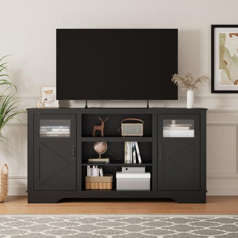Farmhouse Tv Stand Entertainment Center For 65 60 55 Inches Televisions Target