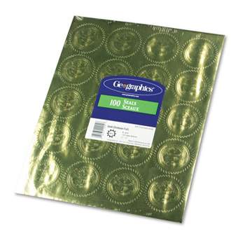 Great Papers! Gold Certificate Seal, 100/Pack (901200PK2)