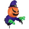 Sunnydaze Pumpkin Jack and Haunted Harold Halloween Window Inflatable Duo - 2 of 4