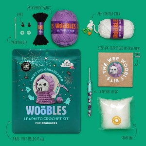 The Woobles Mort the Grim Reaper Crochet Craft Kit : Target