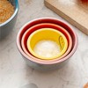 Prepara Two-Tone Melamine Measuring Bowls Set, 10-Piece Multi-Color Nesting Bowls, Durable BPA Free Food Safe Melamine with Matte Ceramic Finish - 2 of 4
