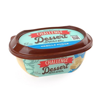 Challenge Vanilla Fudge Dessert Snack Spread & Dip - 6.5oz