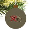 Rider University Secondary Logo Wood Christmas Tree Holiday Ornament - 4 of 4