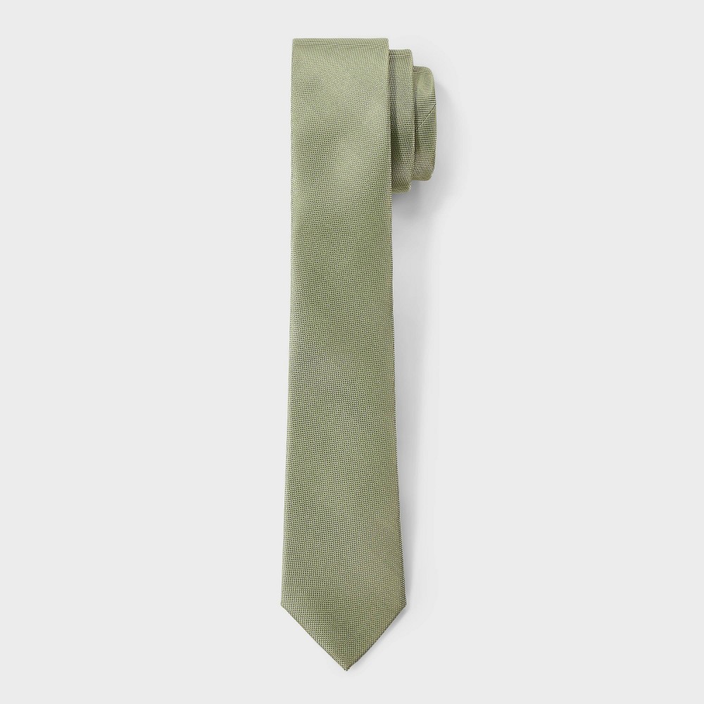 Men's Faux Linen Neck Tie - Goodfellow & Co™ Sage Green