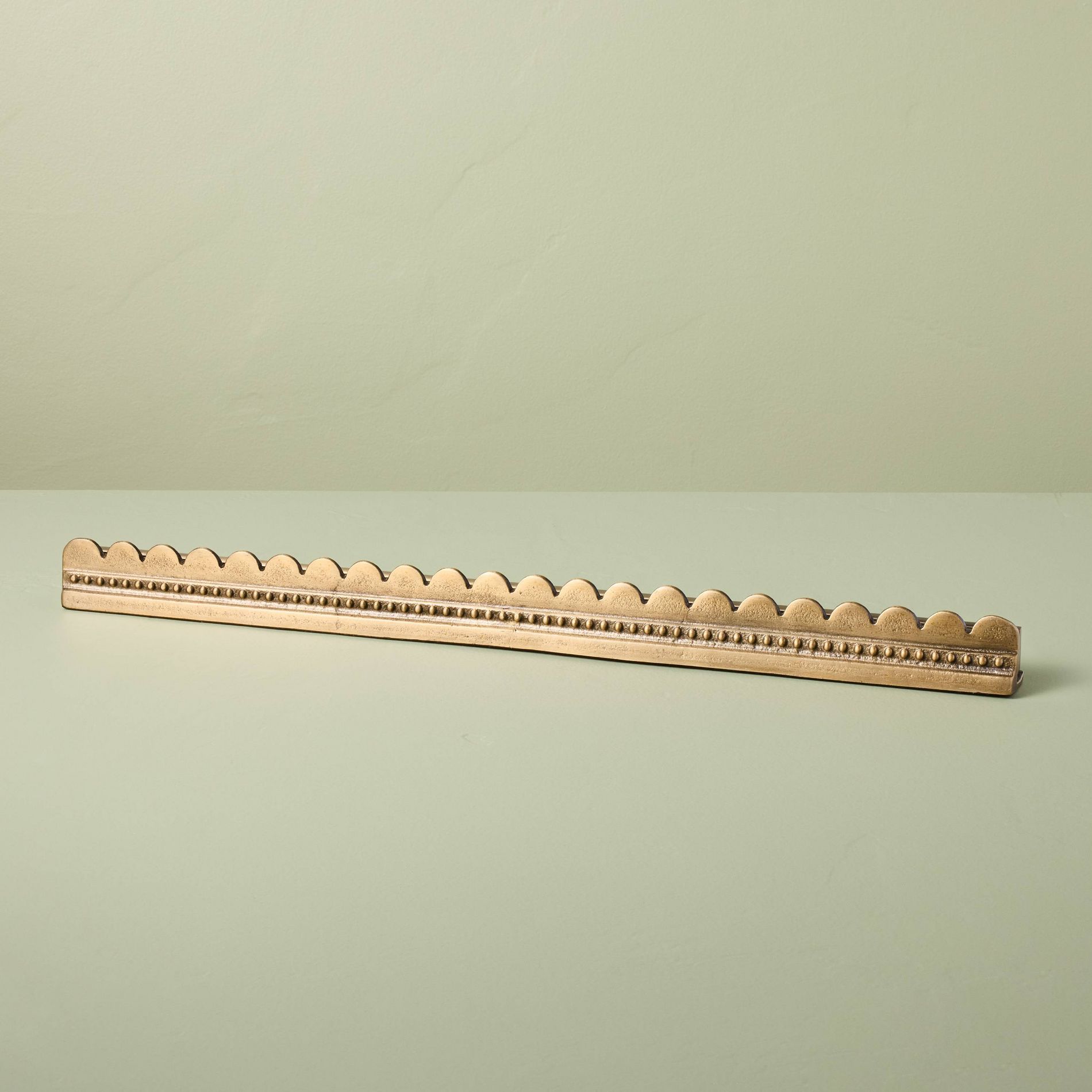 Long Brass Scallop Card Holder - Hearth & Hand™ with Magnolia