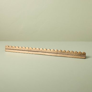 Long Brass Scallop Card Holder - Hearth & Hand™ with Magnolia