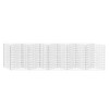 VidaXL Gabion Basket Galvanised Steel 118.1Inchx11.8Inchx39.4Inch - 4 of 4