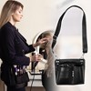 Unique Bargains Barber Hairstylist Tools Waist Belt Storage Bag Hair Appliance Accessories PVC 1 Pc - 2 of 4