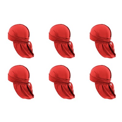 6 Pack Stretchy Durags for Waves Compression and Style