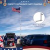 Yescom EZ GO 30ft Starlink Mini Ground Pole Mount Kit with Adapter & Tire Stand, Telescopic Tailgate Flagpole & Base Kit for Outdoor RV Camping Silver - 4 of 4