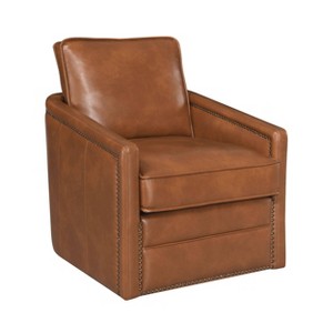 30" Rocha Swivel Accent Chair: No Assembly, Tufted - Acme Furniture - 1 of 4