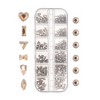 Unique Bargains 12 Grids Rhinestone Nail Supplies Brown 1 Set - 4 of 4
