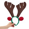 Juvale 12 Pack Christmas Reindeer Antlers Headband, Holiday Photo Booth Props for Adults and Kids - 3 of 4
