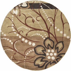 Hauteloom Round Area Rug   Beige - 1 of 4