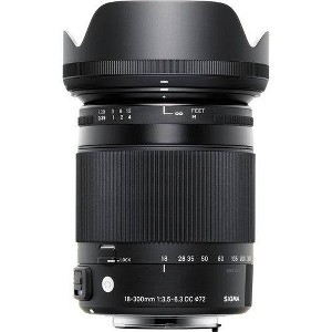 Sigma 18-300mm f/3.5-6.3 DC MACRO HSM Contemporary Lens for Sony A - 1 of 4