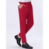 Lars Amadeus Men's Straight Fit Flat Front Chino Solid Color Dress Pants - 2 of 4