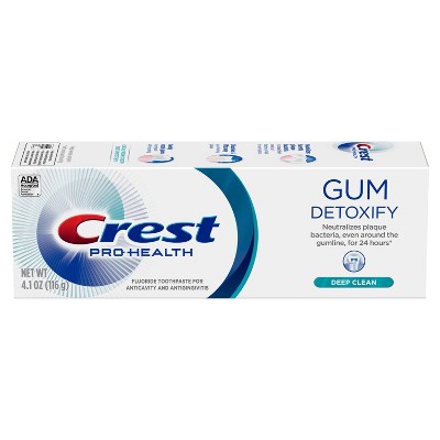 Crest Gum Detoxify Deep Clean Toothpaste - 4.1oz